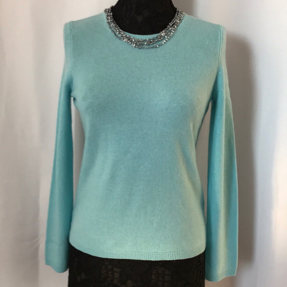 Charter Club Baby Blue Cashmere Sweater